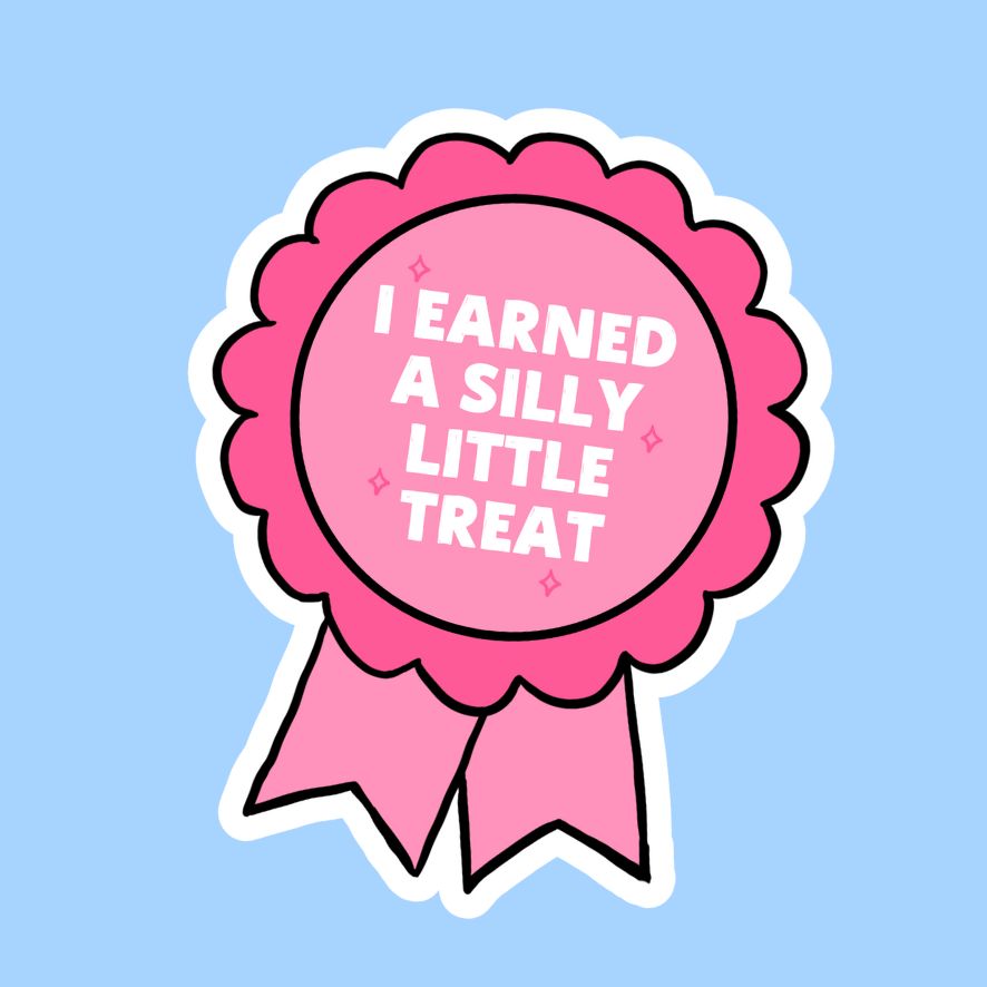 Silly Little Treat Reward Sticker