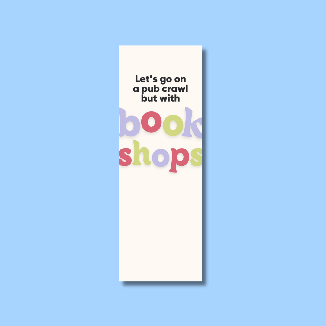 Book Shop Crawl Bookmark