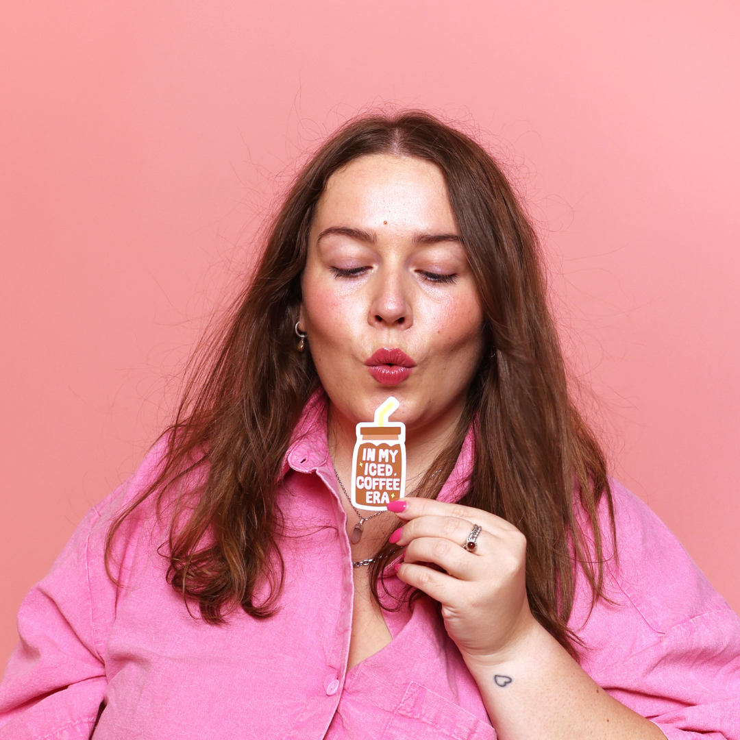 Iced Coffee Era Sticker