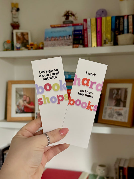Book Shop Crawl Bookmark