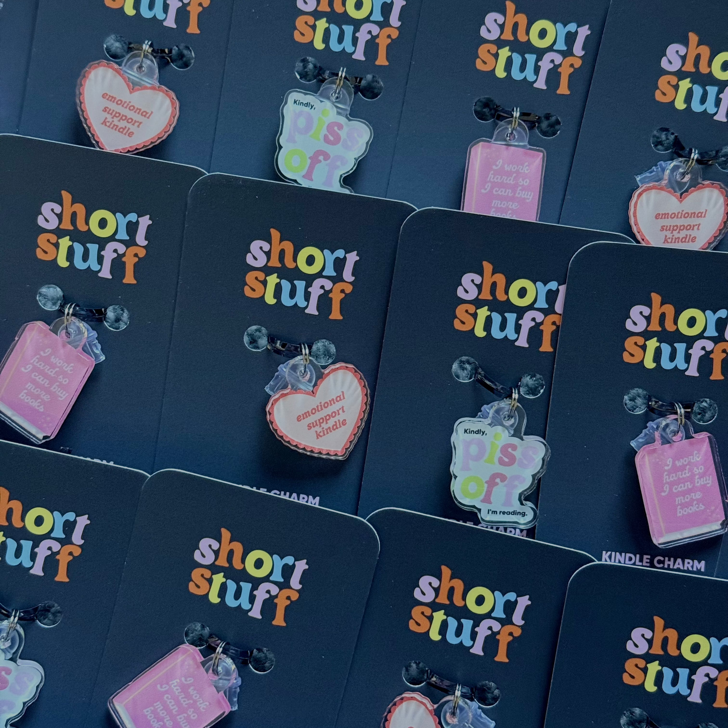 Emotional Support Kindle Charm