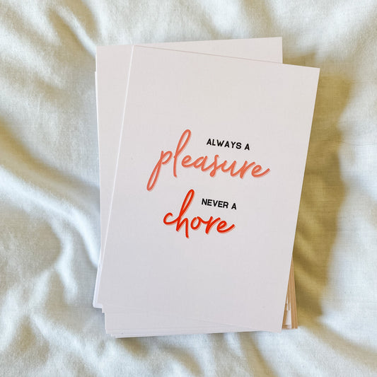 A6 Pleasure Print