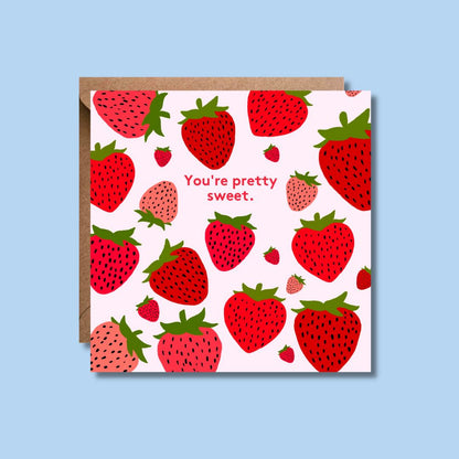 Strawberry Birthday Card