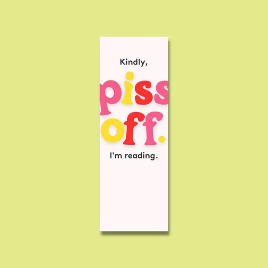 Piss Off Bookmark