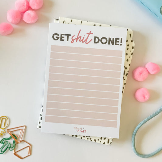 Mini Get Shit Done Notepad