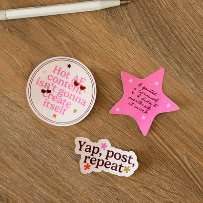 Yap + Content Sticker