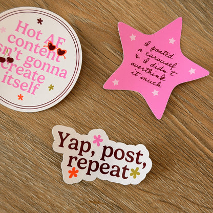 Yap + Content Sticker
