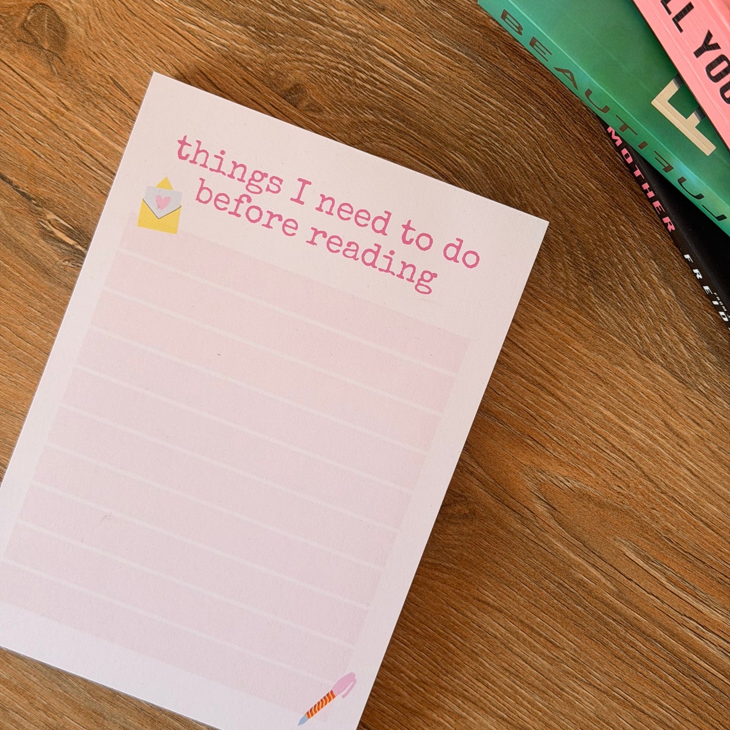 Bookish A6 Notepad
