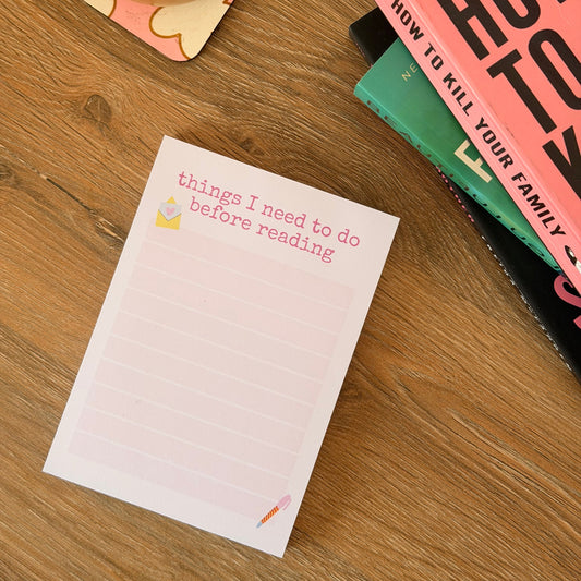 Bookish A6 Notepad