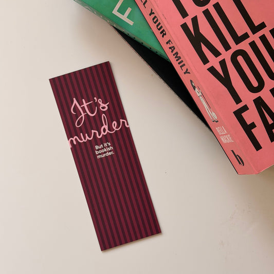 Bookish Murder Bookmark