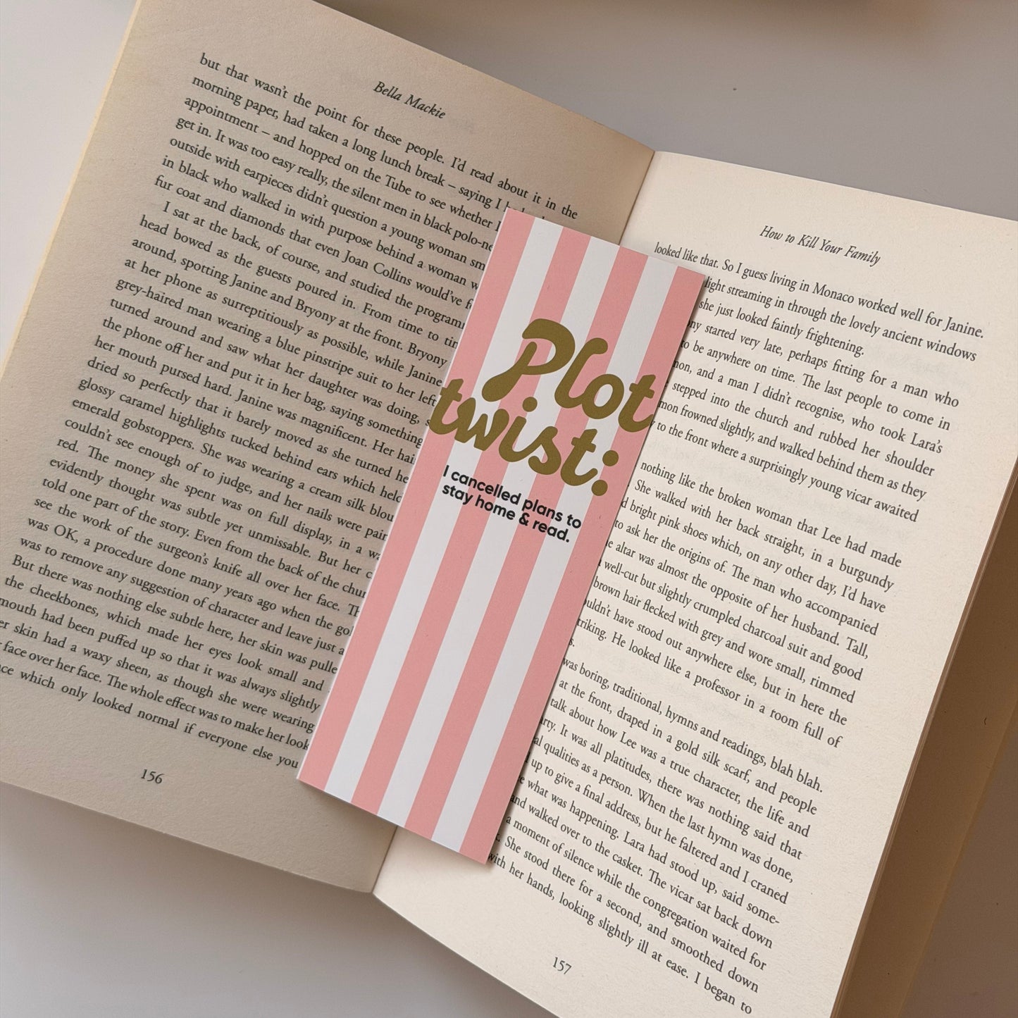 Plot Twist Bookmark