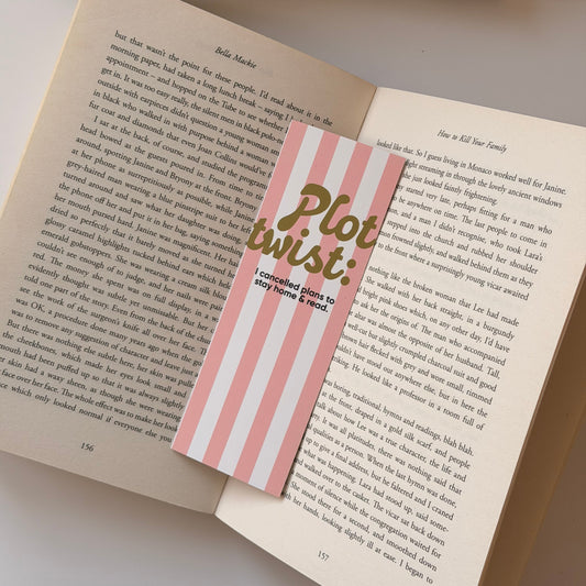 Plot Twist Bookmark