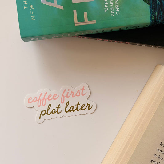Coffee + Plot Sticker