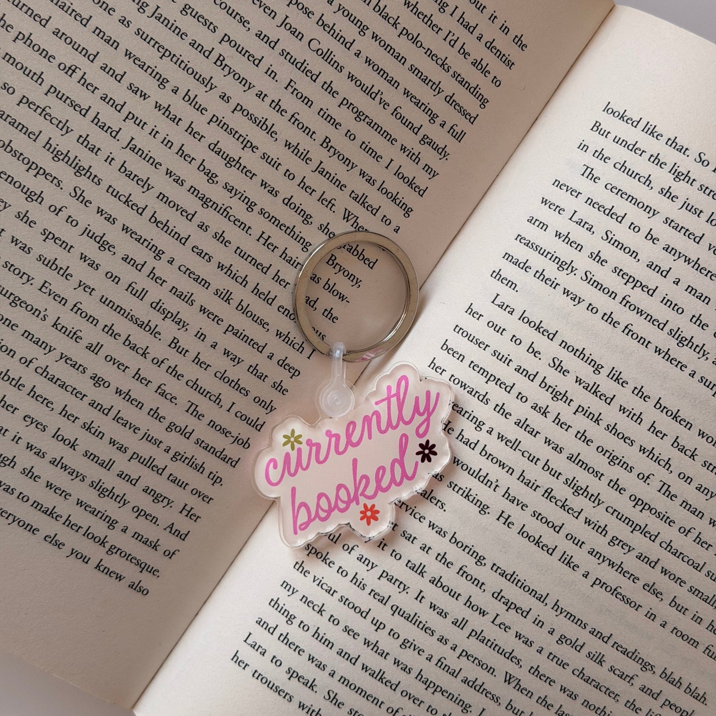 Bookish Keyring