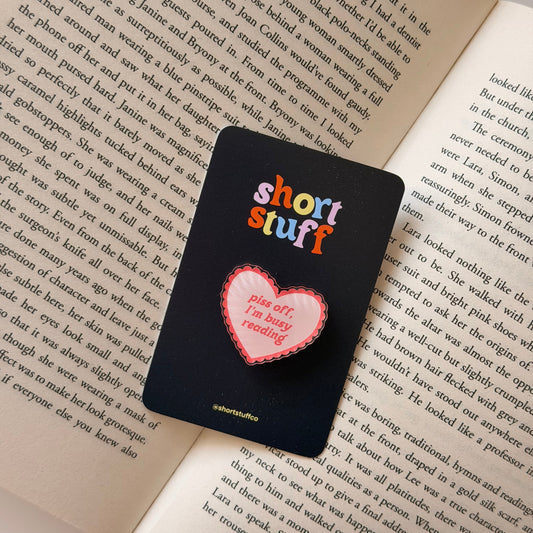 Bookish Pin Badge