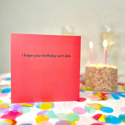 Shit Birthday Card