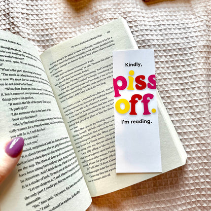 Piss Off Bookmark