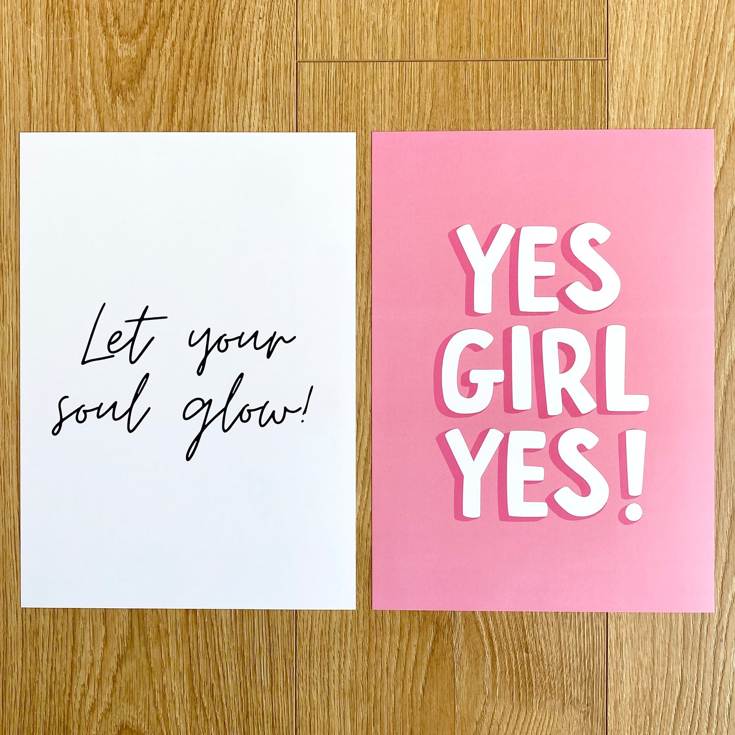 A4 Yes Girl Print