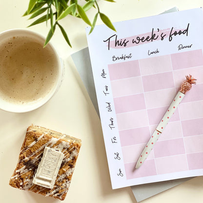 Magnetic A5 Meal Planner