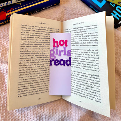 Hot Girls Read Bookmark