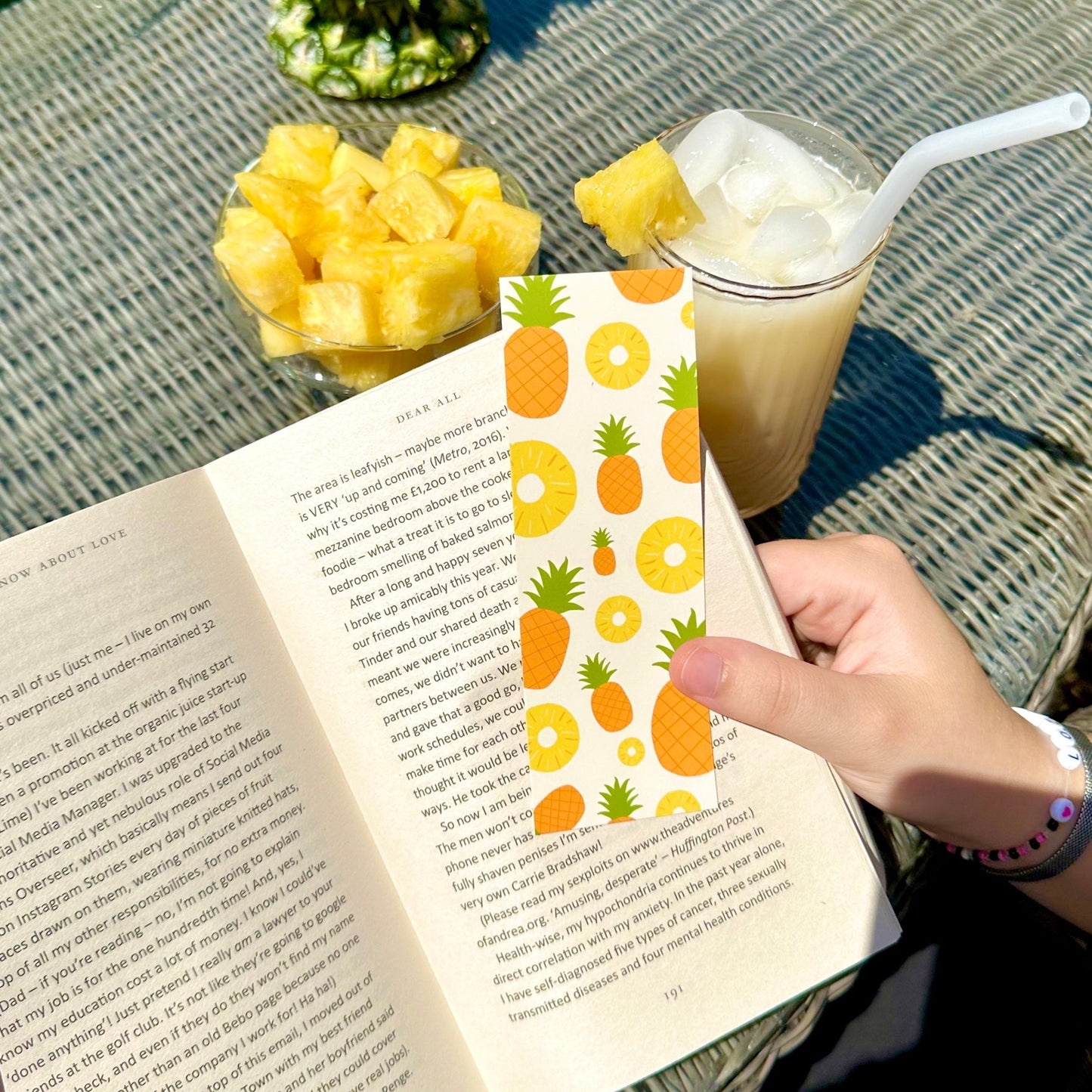 Pineapple Bookmark