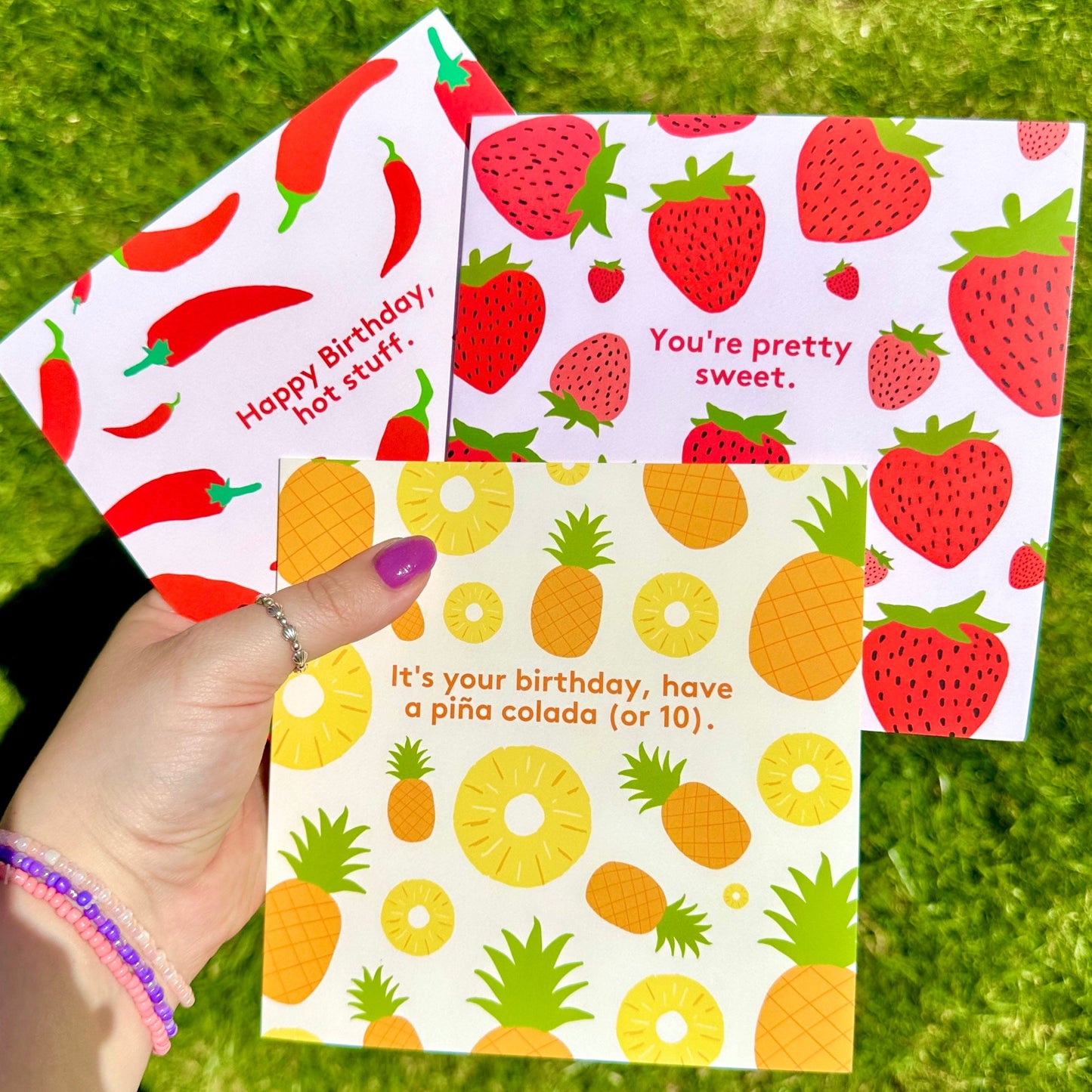 Strawberry Birthday Card