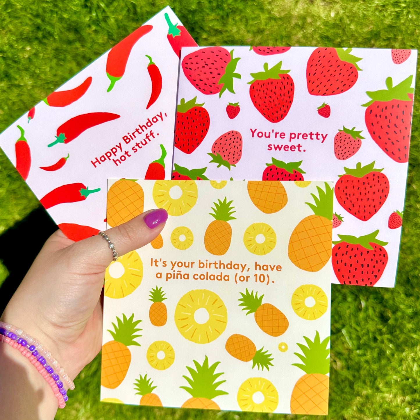 Pina Colada Birthday Card