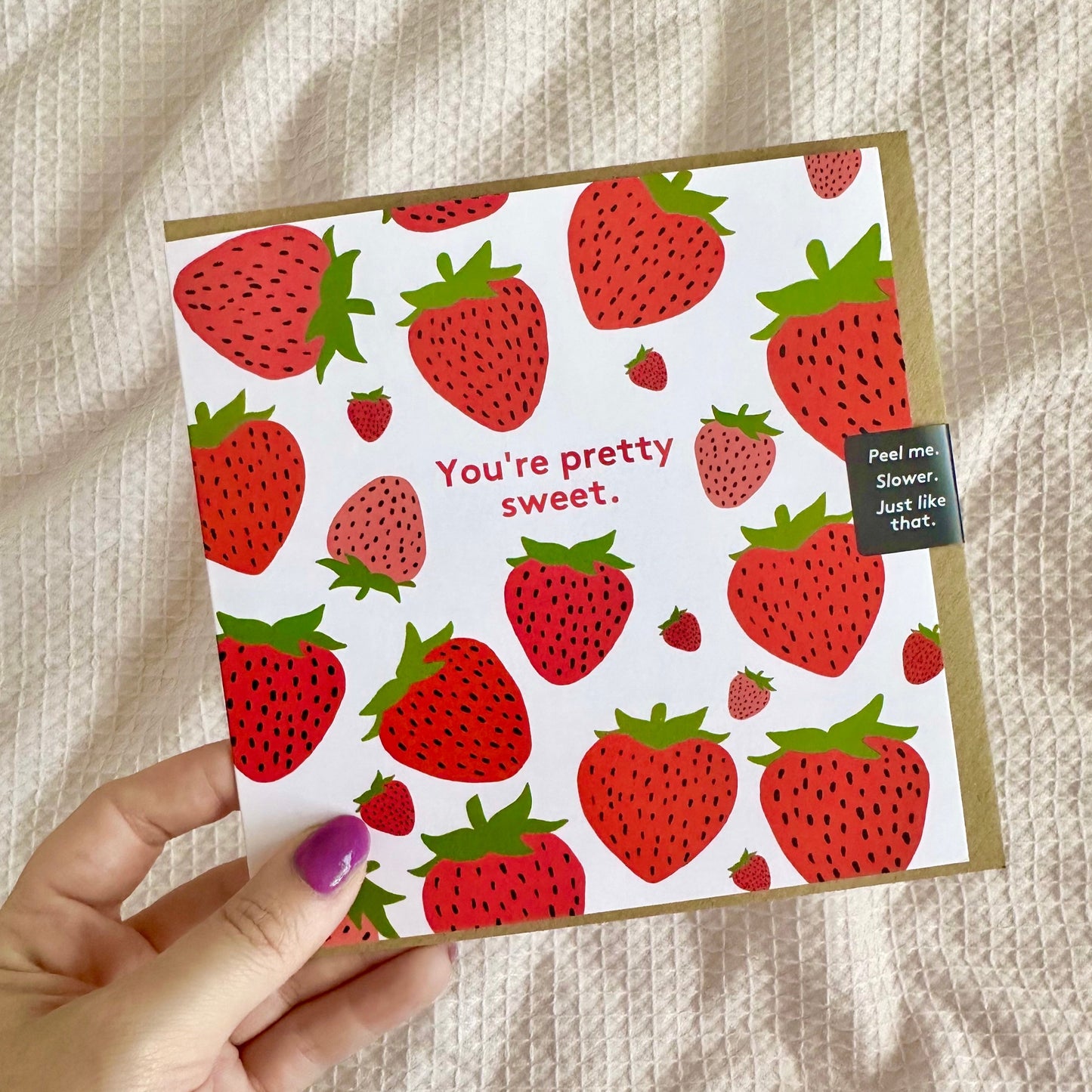 Strawberry Birthday Card