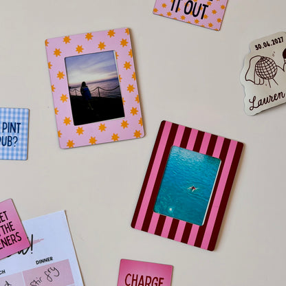 Star magnetic photo frame