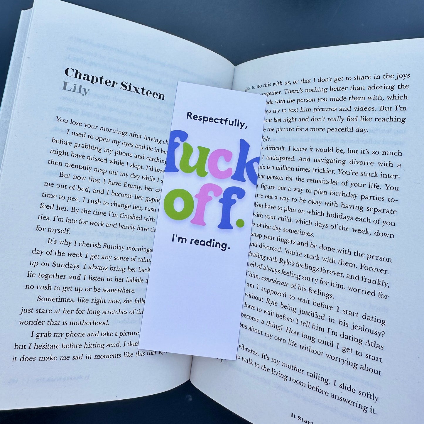 Fuck Off Bookmark