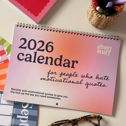 2026 Anti-Motivational Wall Calendar