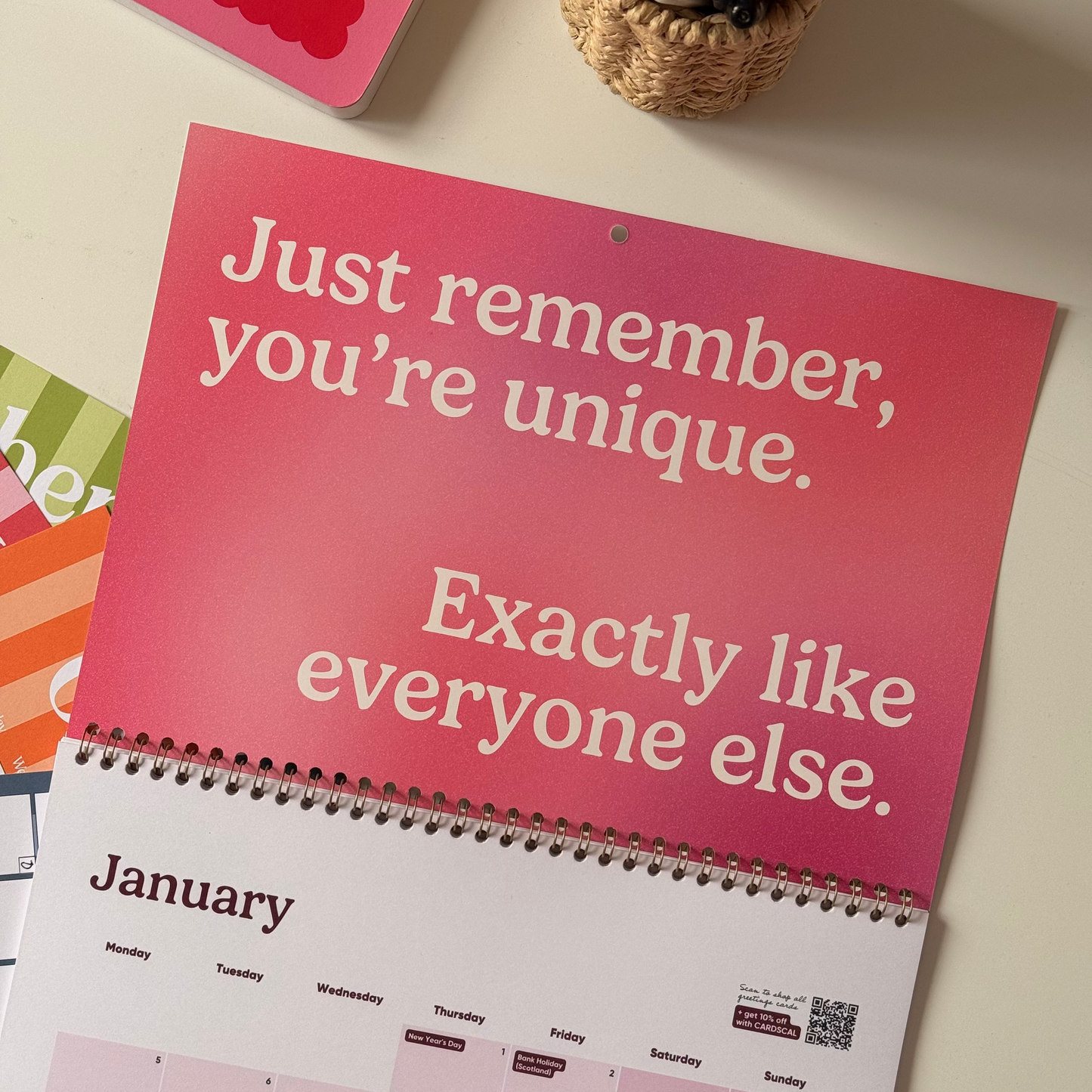 2026 Anti-Motivational Wall Calendar