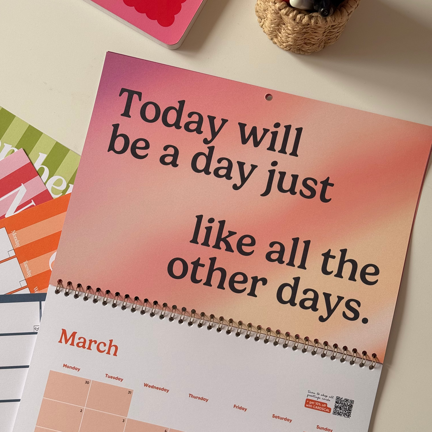 2026 Anti-Motivational Wall Calendar