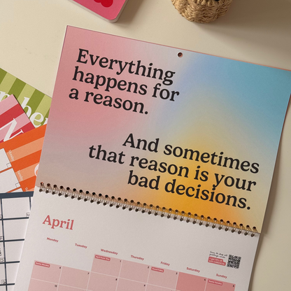 2026 Anti-Motivational Wall Calendar