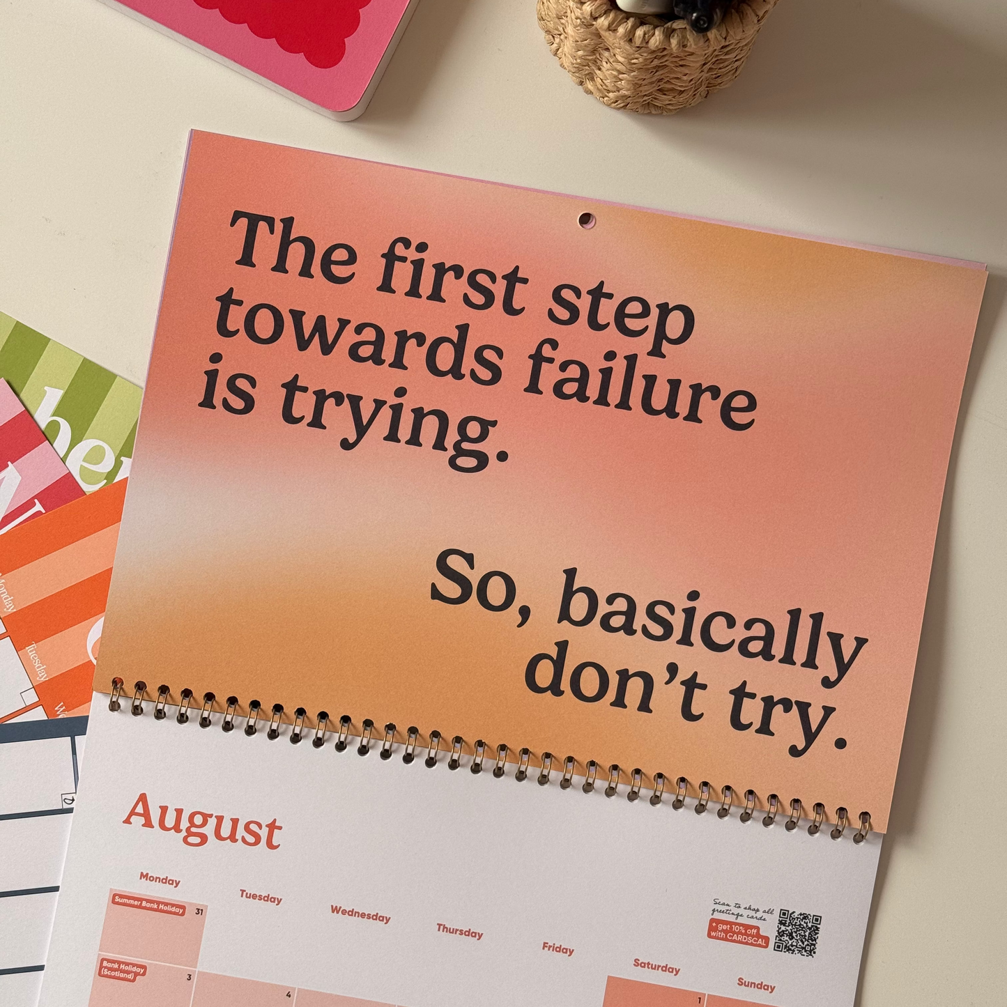 2026 Anti-Motivational Wall Calendar