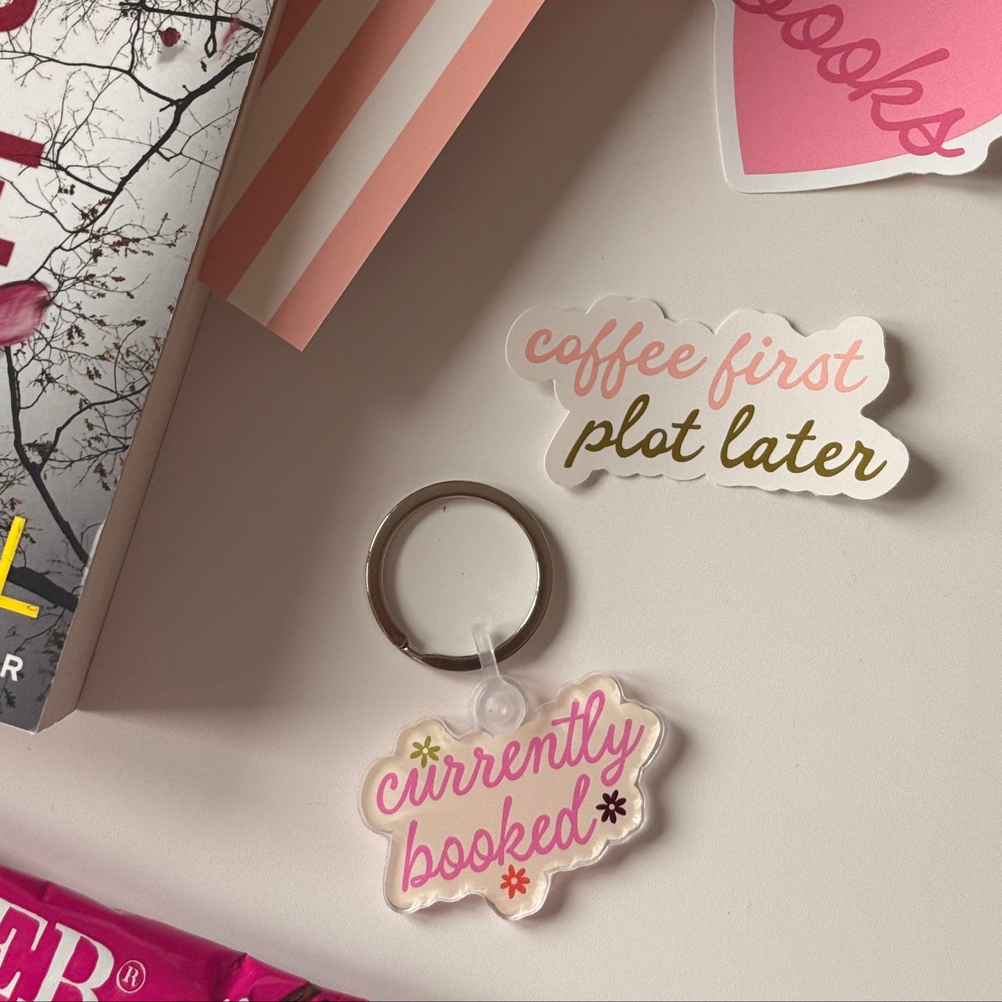 Bookish Keyring